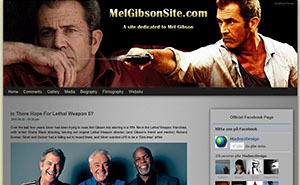 A site dedicated to Mel Gibson